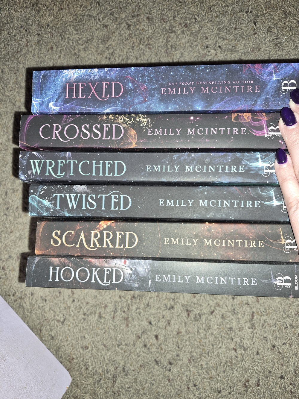 complete 6-book collection set of the "Never After" series
